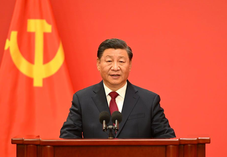 習(xí)近平等二十屆中共中央政治局常委同中外記者見面